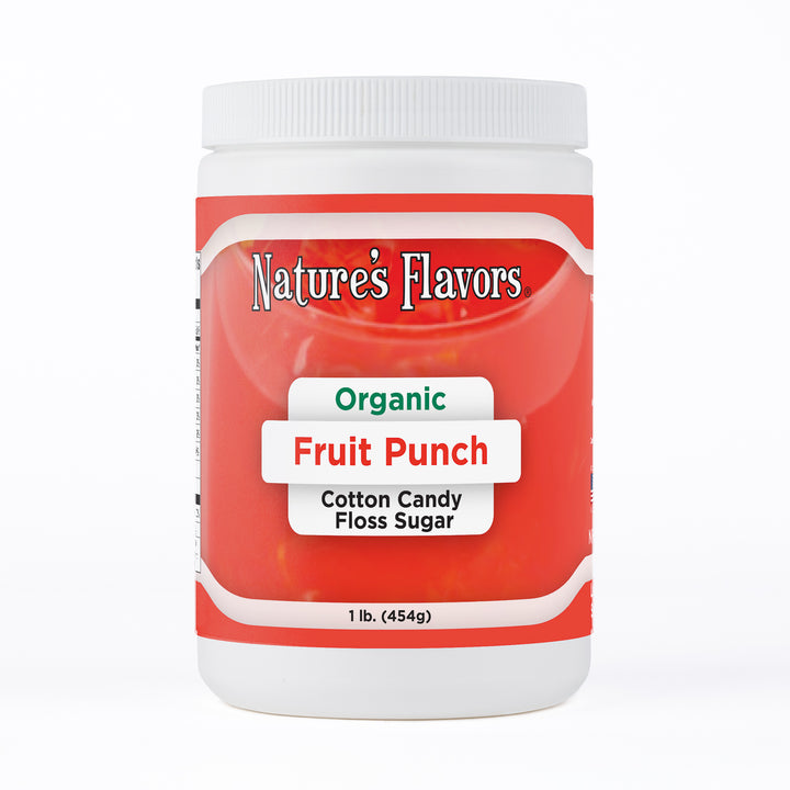 Organic Fruit Punch Cotton Candy Floss Sugar