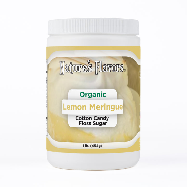 Organic Lemon Meringue Cotton Candy Floss Sugar