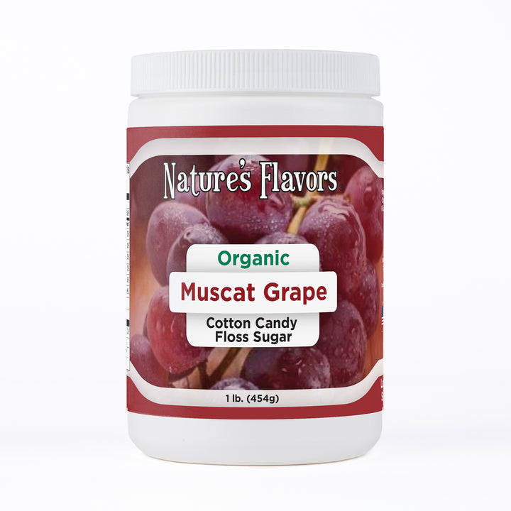 Organic Muscat Grape Cotton Candy Floss Sugar