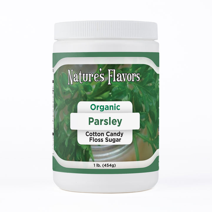 Organic Parsley Cotton Candy Floss Sugar