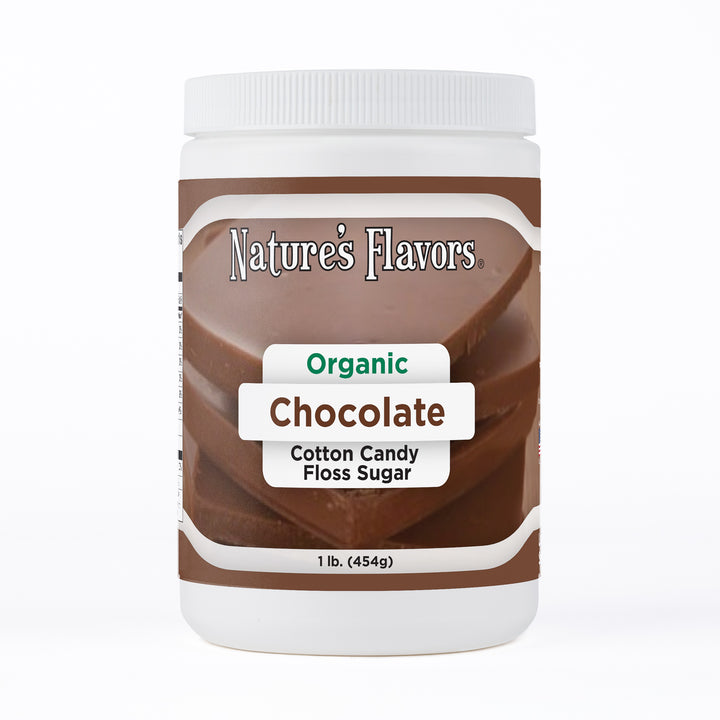 Chocolate Cotton Candy Floss Sugar, Organic