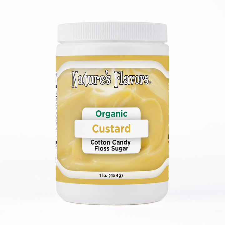 Custard Cotton Candy Floss Sugar, Organic