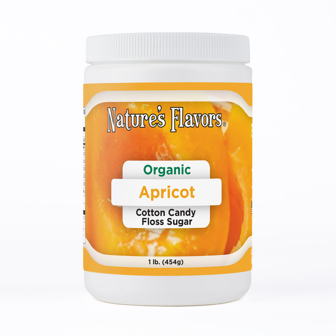Apricot Cotton Candy Floss Sugar, Organic