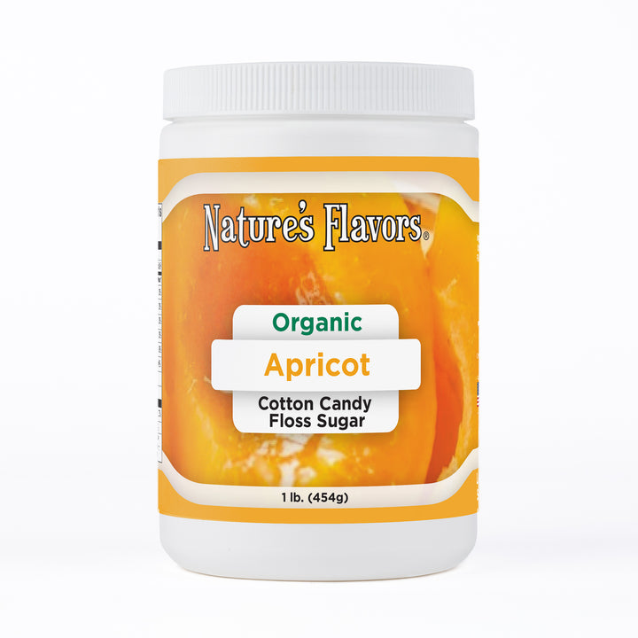Apricot Cotton Candy Floss Sugar, Organic