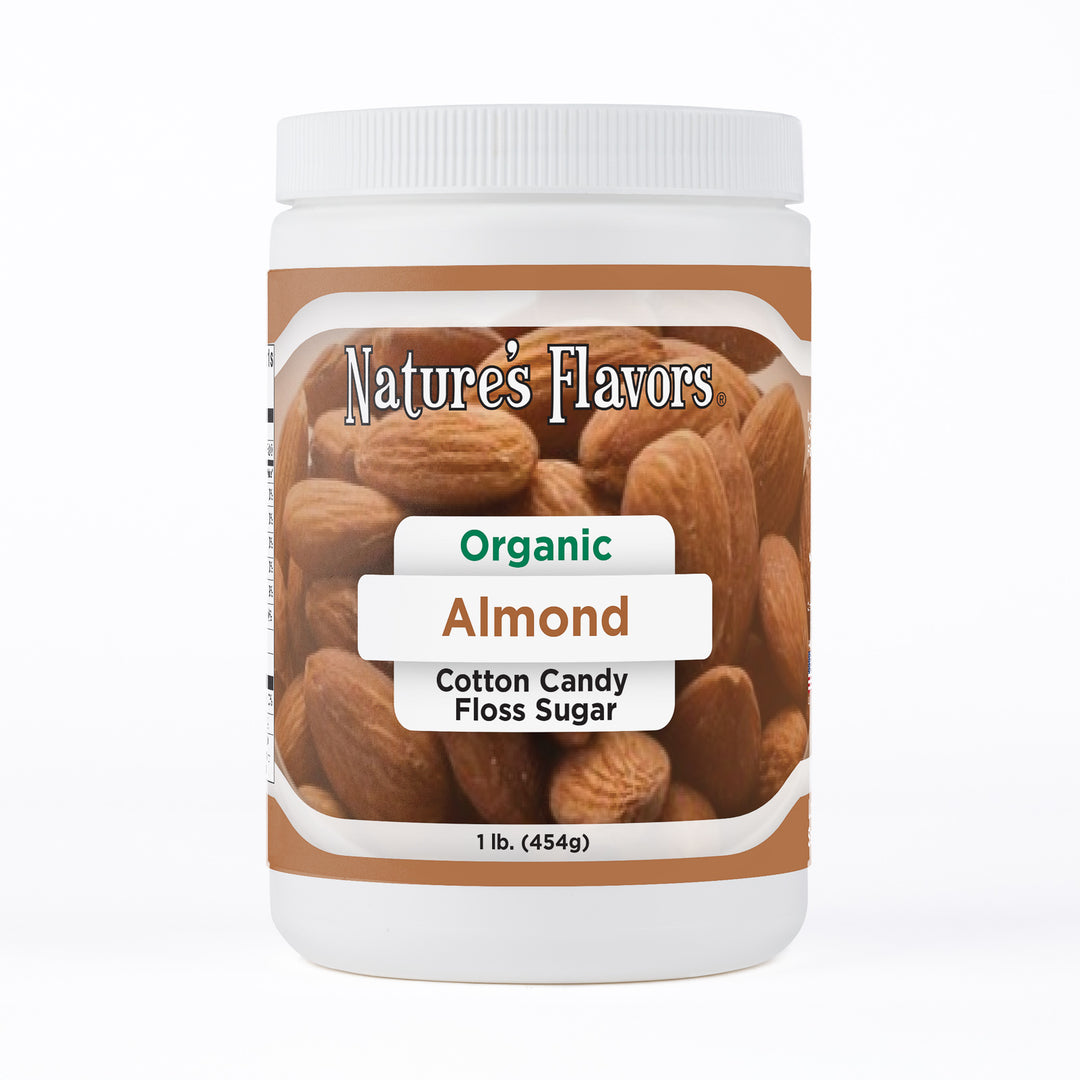 Almond Cotton Candy Floss Sugar, Organic