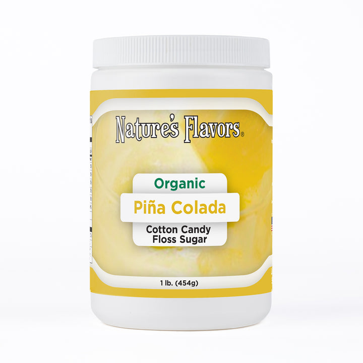 Pina Colada Cotton Candy Floss Sugar, Organic