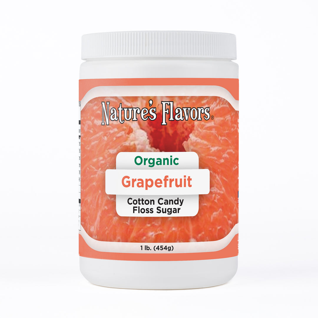 Grapefruit Cotton Candy Floss Sugar, Organic