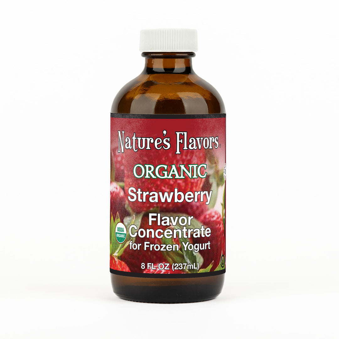 Organic Strawberry Flavor Concentrate Without Diacetyl For Frozen Yogurt