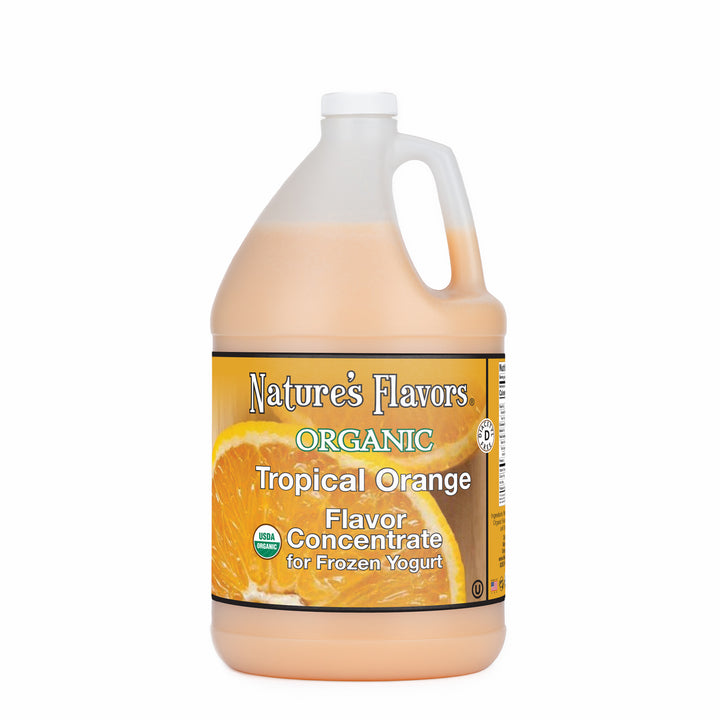 Organic Tropical Orange Flavor Concentrate Without Diacetyl For Frozen Yogurt