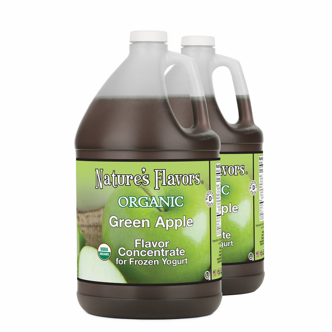 Organic Green Apple Flavor Concentrate Without Diacetyl For Frozen Yogurt