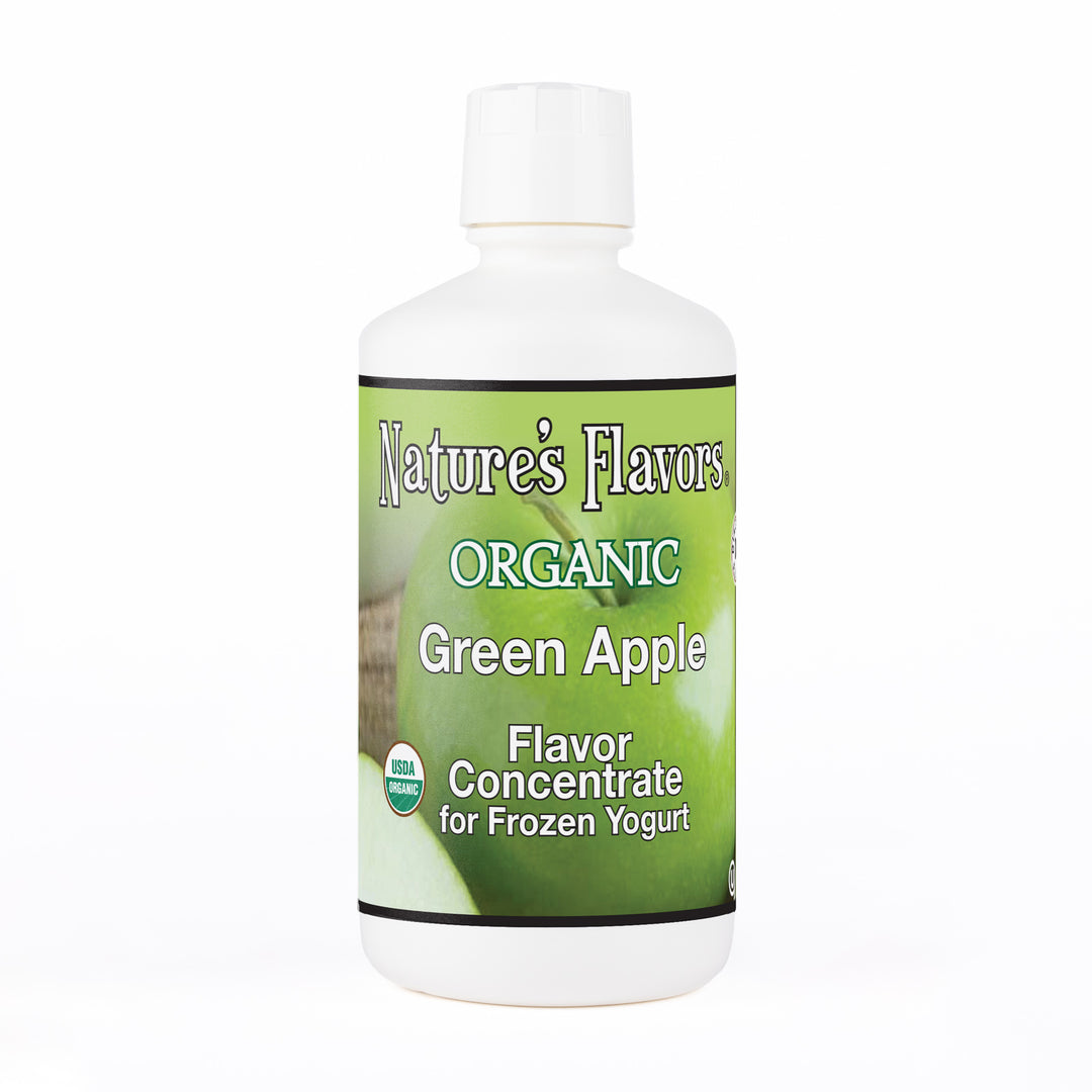 Organic Green Apple Flavor Concentrate Without Diacetyl For Frozen Yogurt