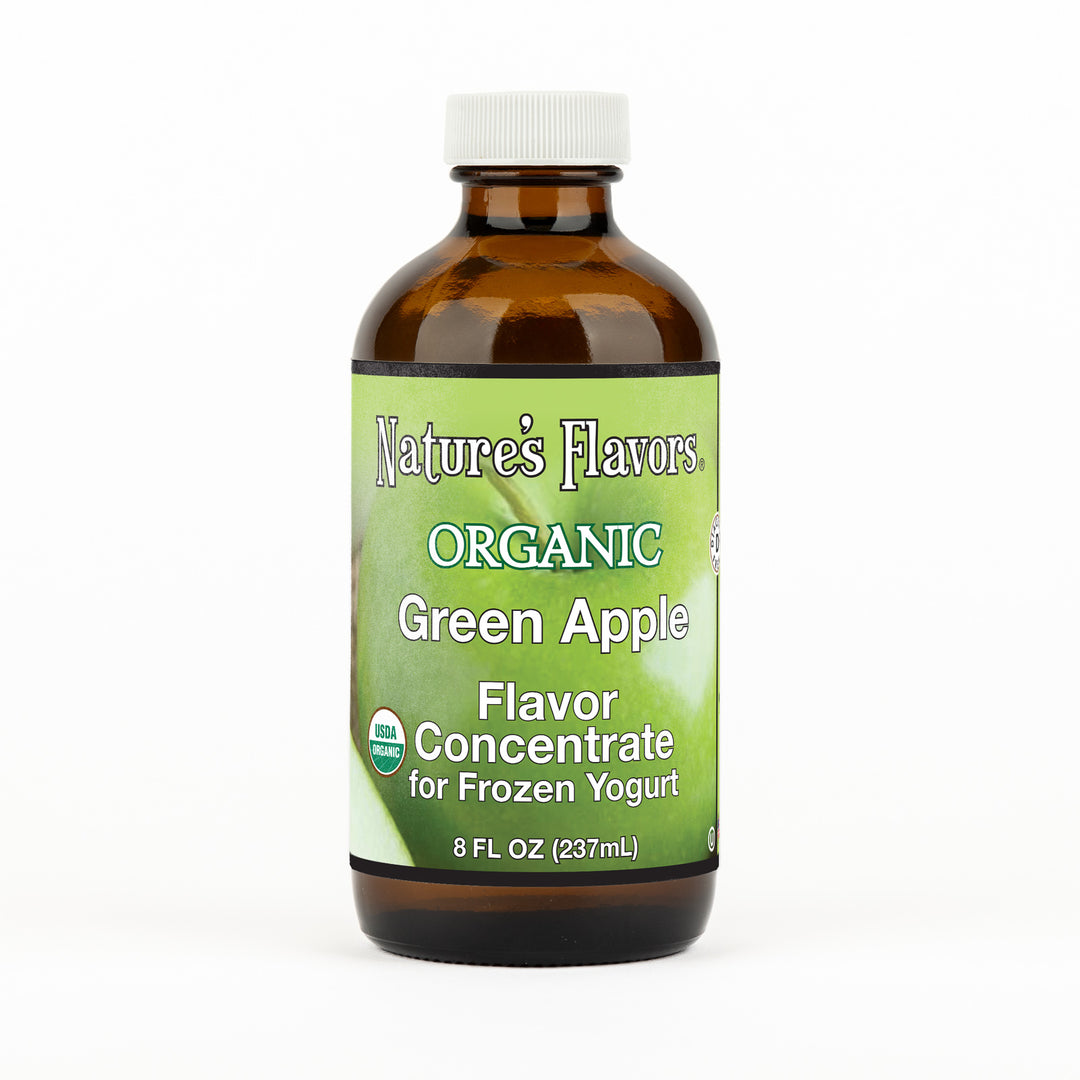 Organic Green Apple Flavor Concentrate Without Diacetyl For Frozen Yogurt