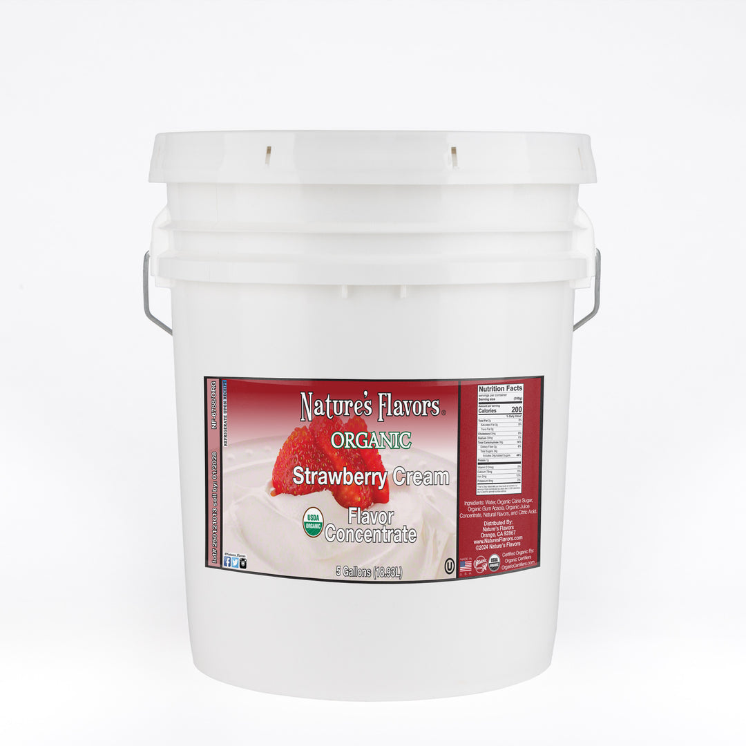 Strawberry Cream Flavor Concentrate, Organic