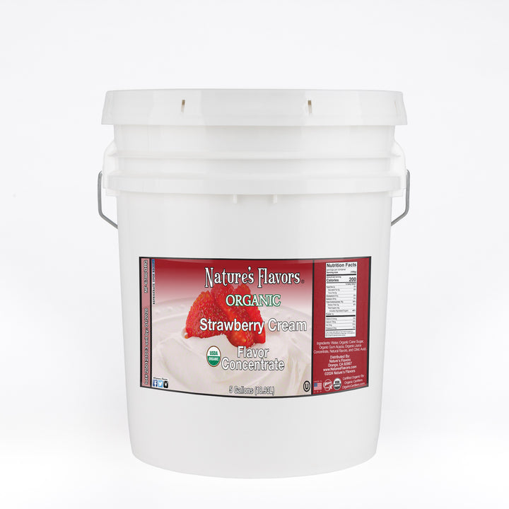 Strawberry Cream Flavor Concentrate, Organic