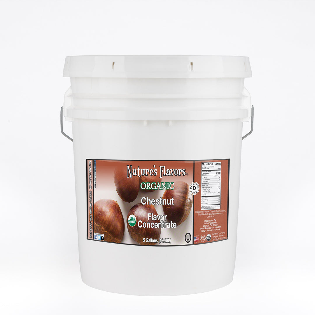 Organic Chestnut Flavor Concentrate Without Diacetyl