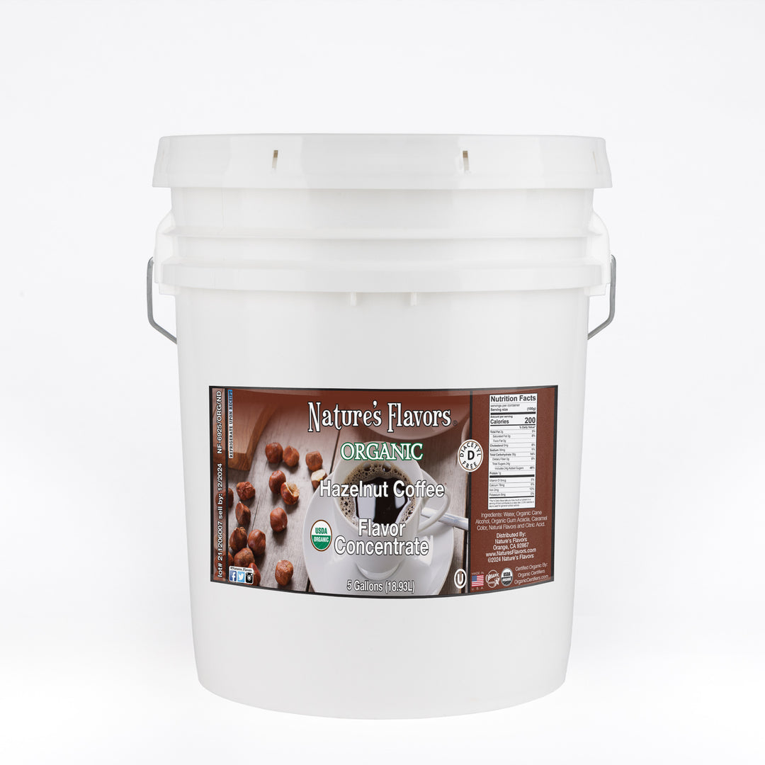 Organic Hazelnut Coffee Flavor Concentrate Without Diacetyl