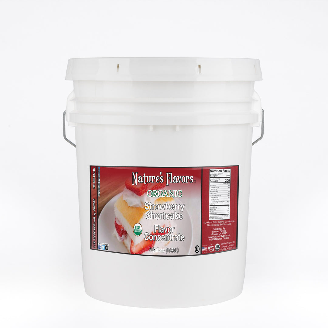 Strawberry Shortcake Flavor Concentrate, Organic