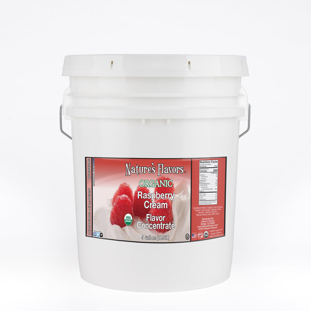 Raspberry Cream Flavor Concentrate, Organic