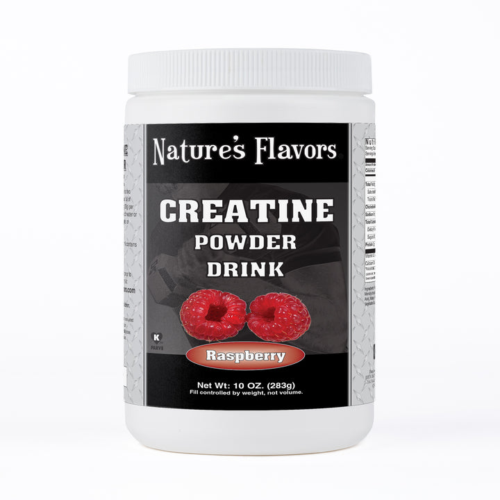 Instant Creatine Powder Drink - Raspberry (Kosher,Gluten Free, Vegan)