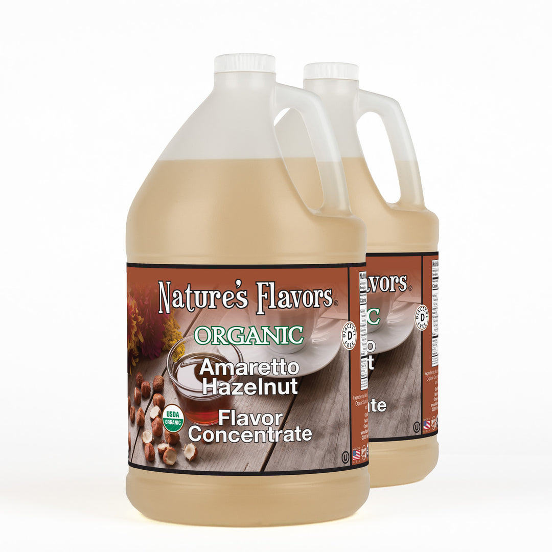 Organic Amaretto Hazelnut Flavor Concentrate Without Diacetyl
