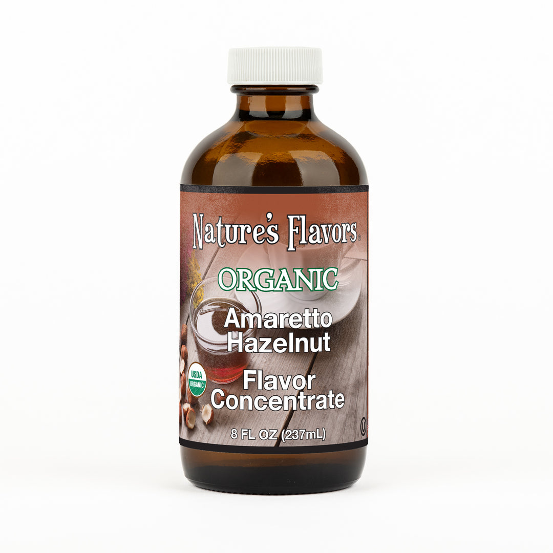 Amaretto Hazelnut Flavor Concentrate, Organic