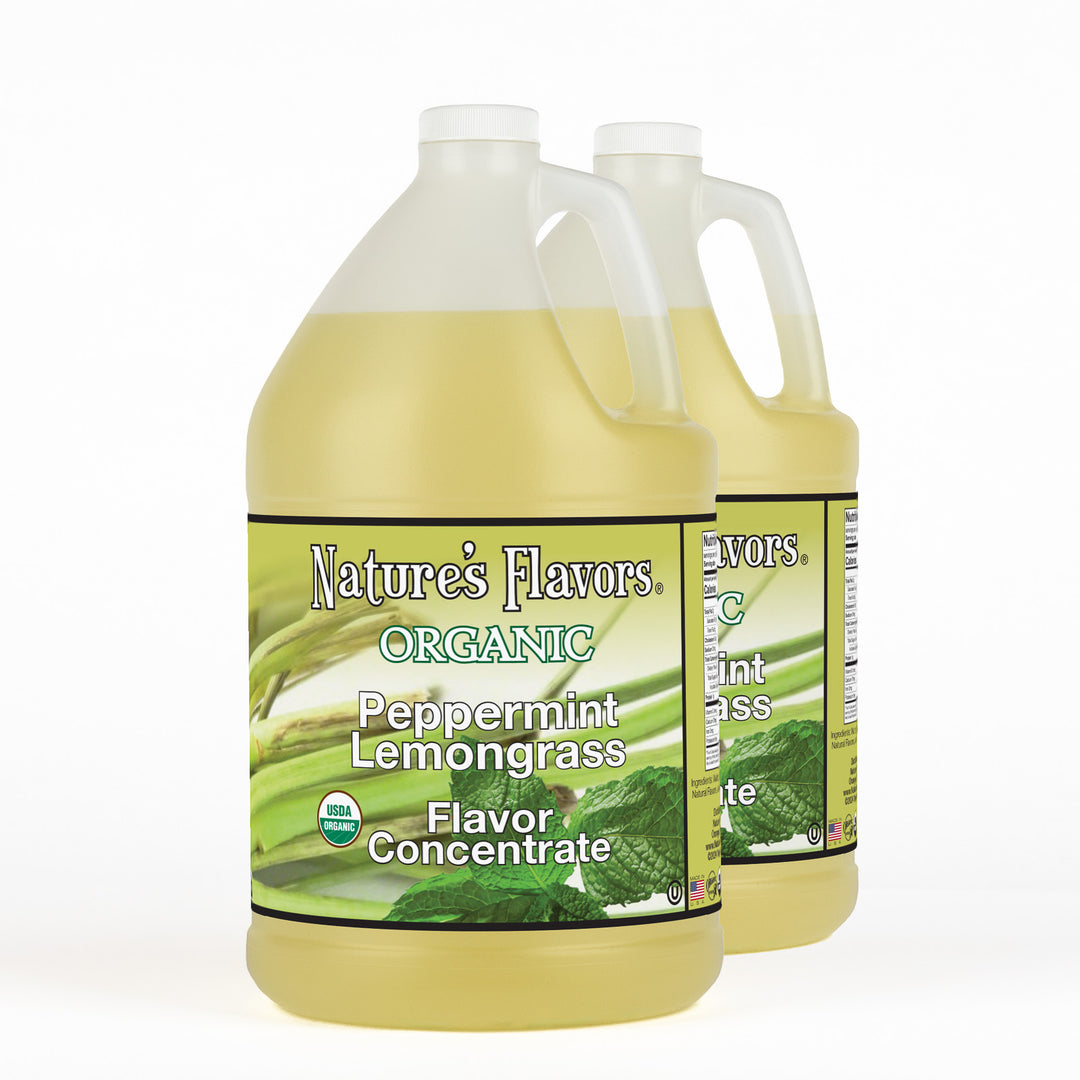 Peppermint Lemongrass Flavor Concentrate, Organic