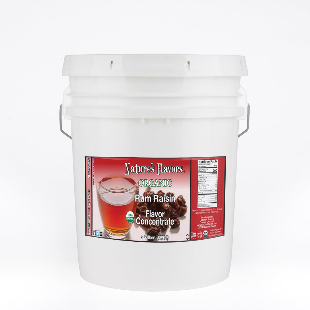 Rum Raisin Flavor Concentrate, Organic