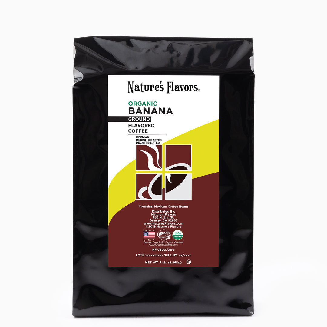 Organic Decaf Banana Flavored Coffee Beans