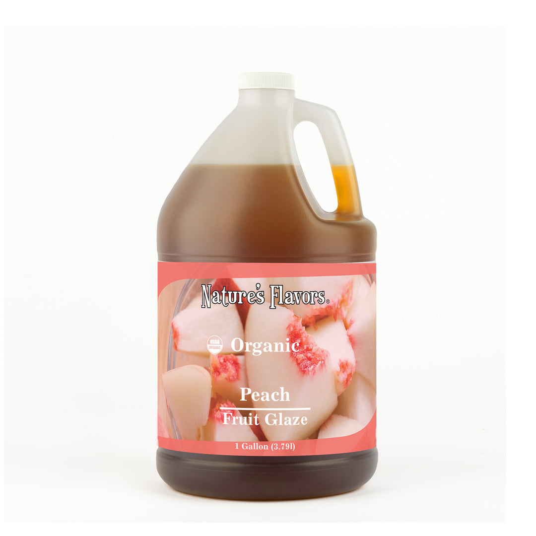 Organic Peach Fruit Glaze