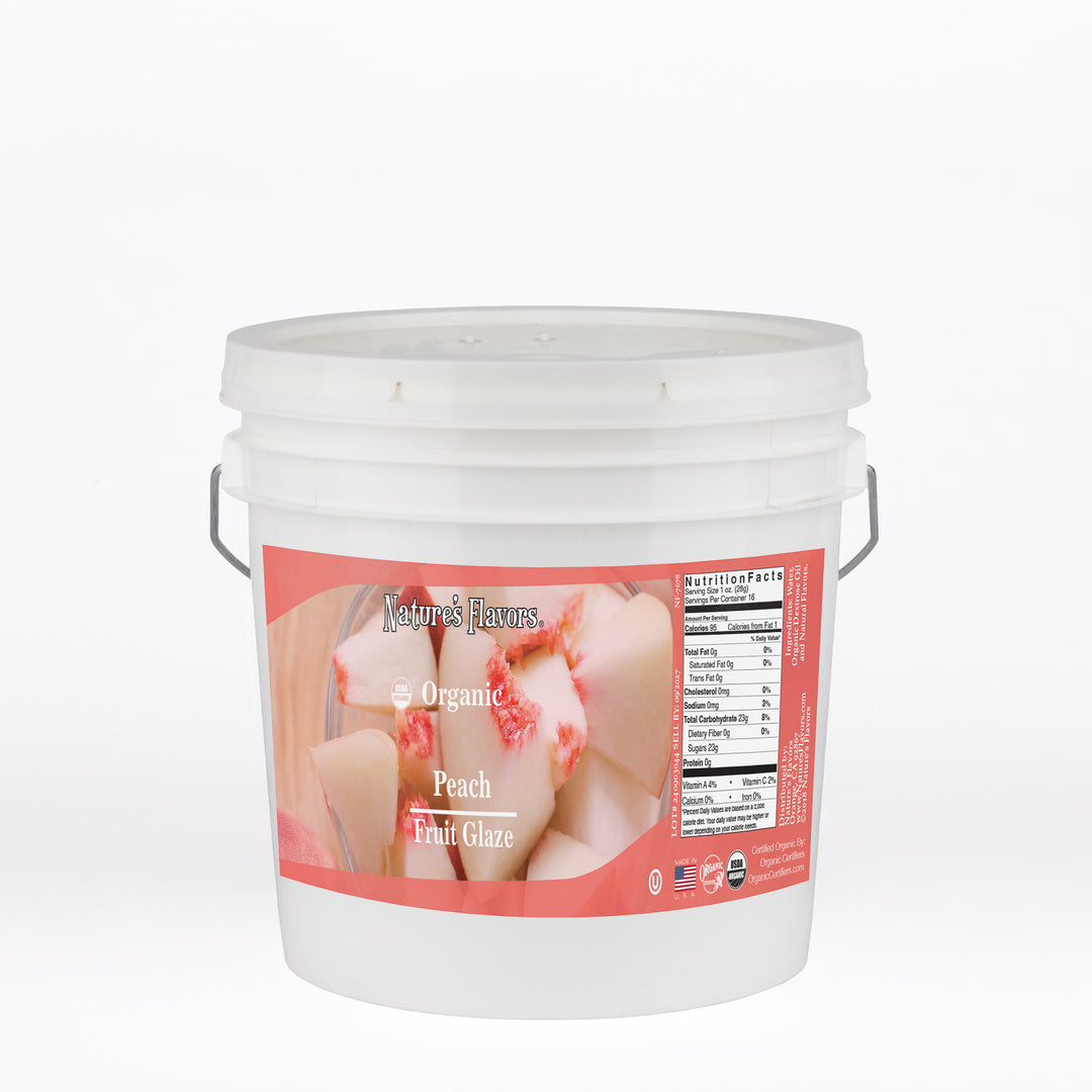 Organic Peach Fruit Glaze