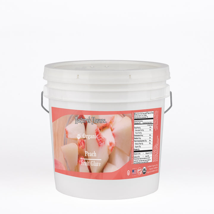 Organic Peach Fruit Glaze