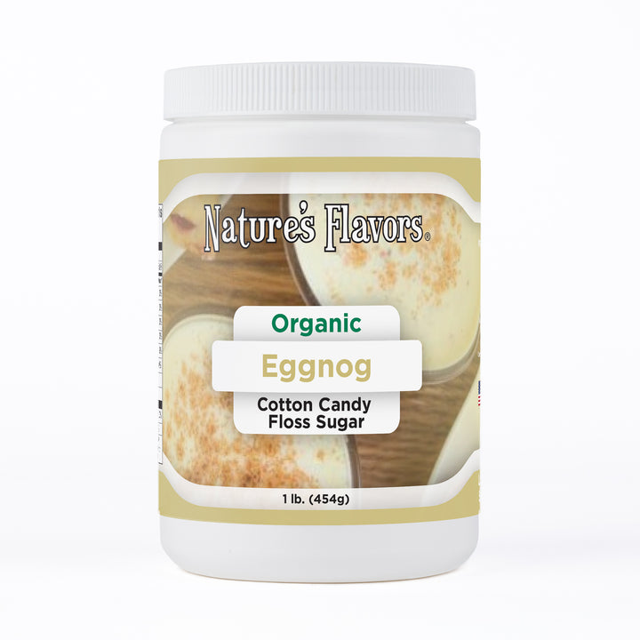 Eggnog Cotton Candy Floss Sugar, Organic