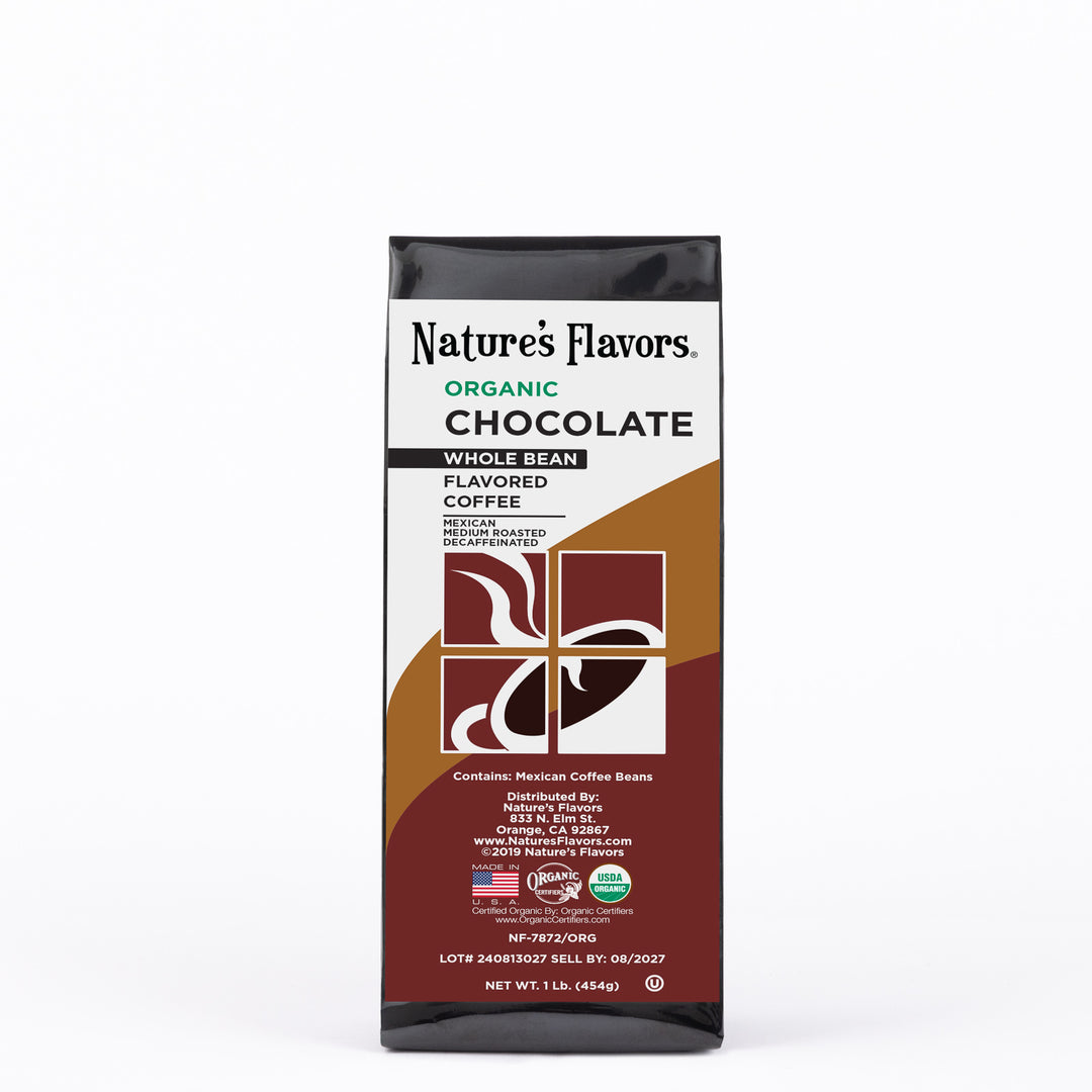 Organic Decaf Chocolate Flavored Coffee Beans