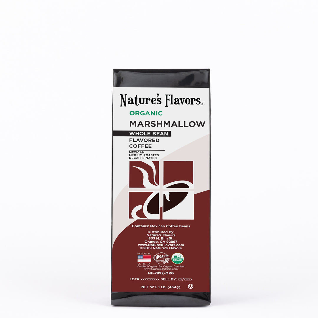 Organic Decaf Marshmallow Flavored Coffee Beans