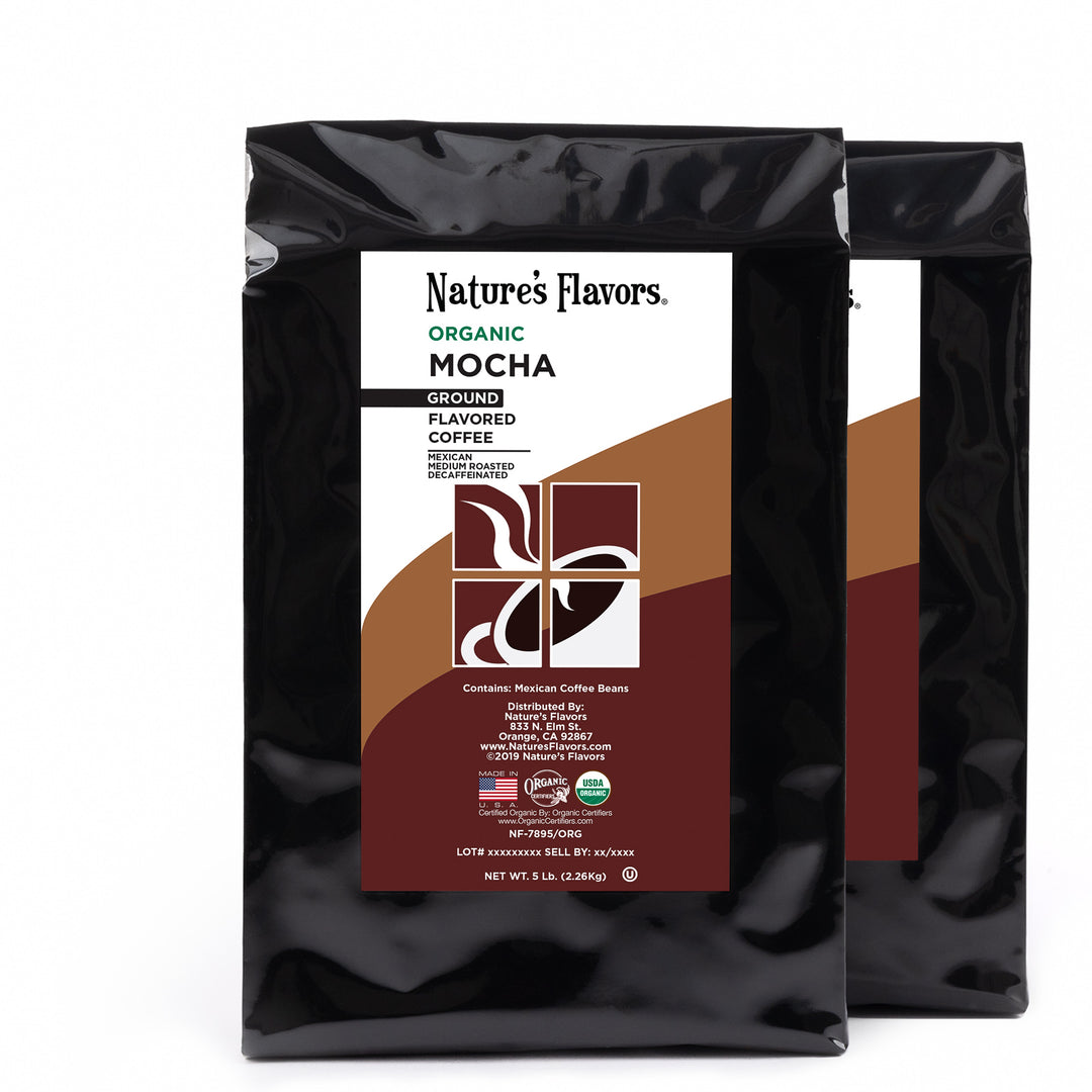 Organic Decaf Mocha Flavored Coffee Beans