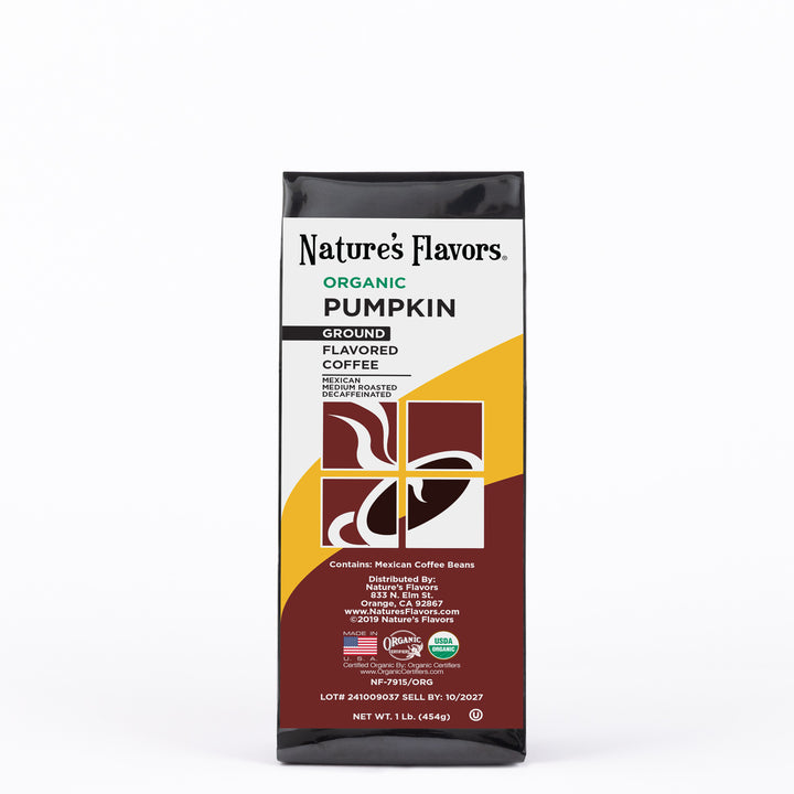Organic Decaf Pumpkin Flavored Coffee Beans