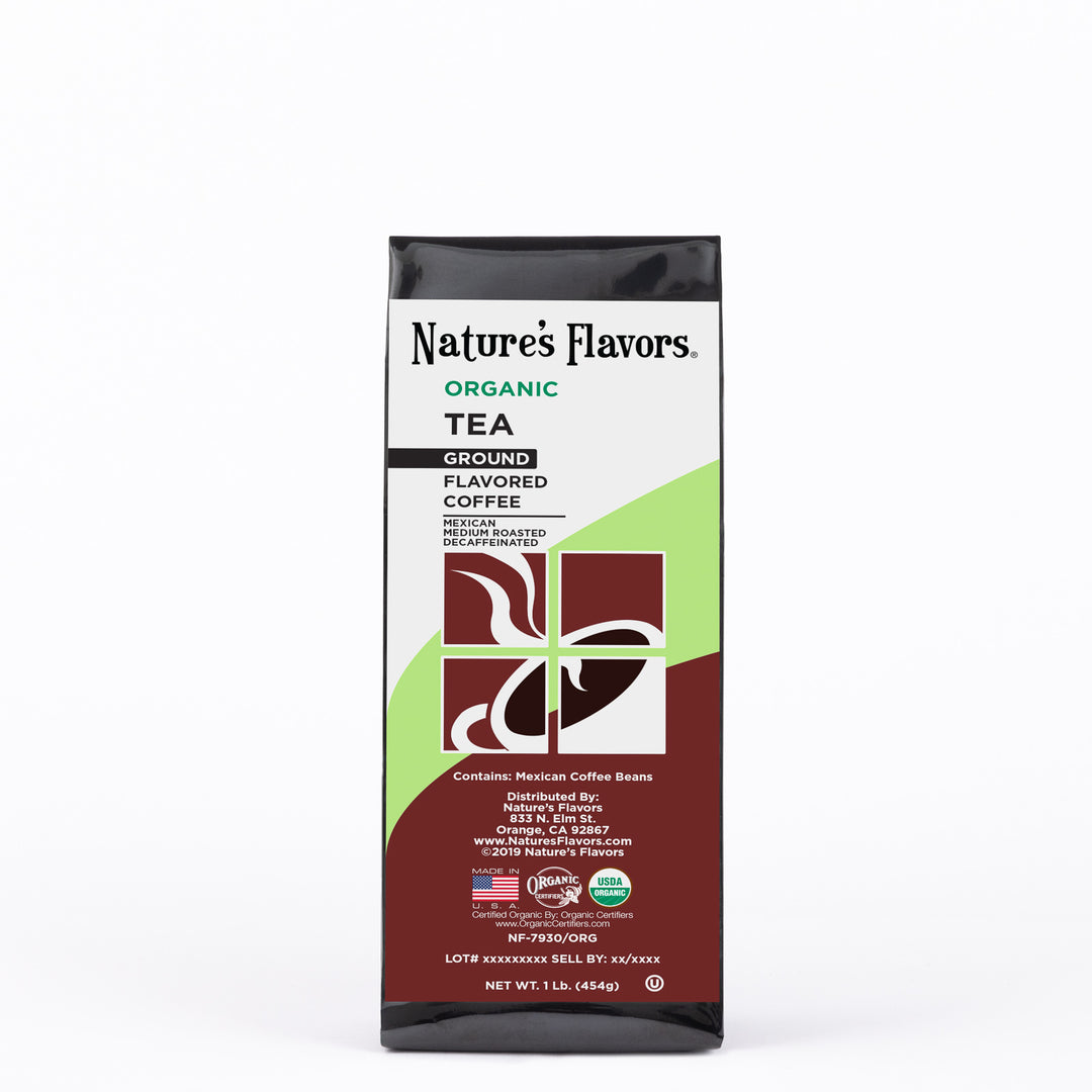 Organic Decaf Tea Flavored Coffee Beans
