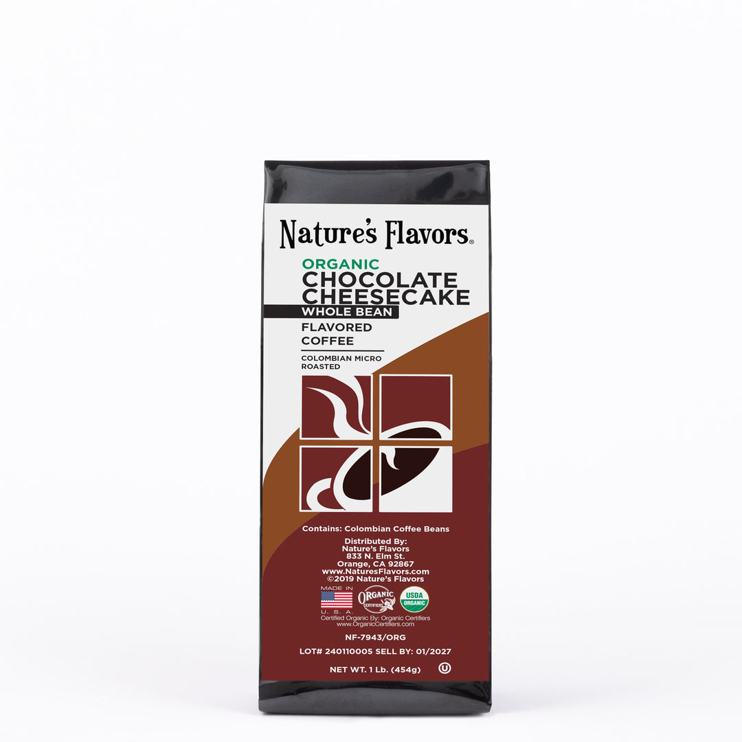 Organic Chocolate Cheesecake Flavored Coffee Beans