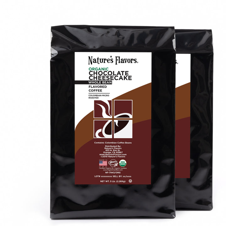 Organic Chocolate Cheesecake Flavored Coffee Beans