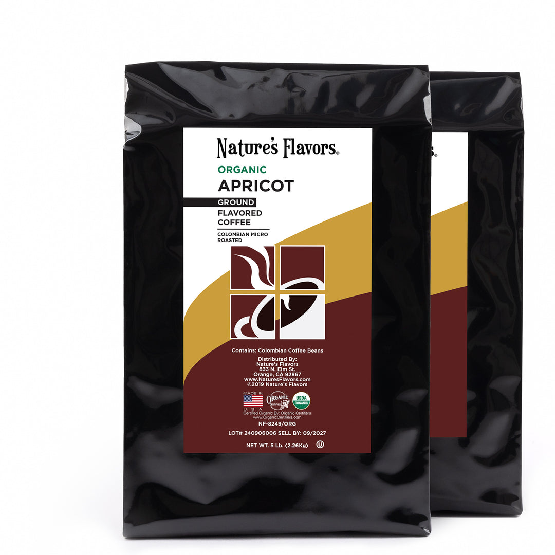 Organic Apricot Flavored Coffee Beans