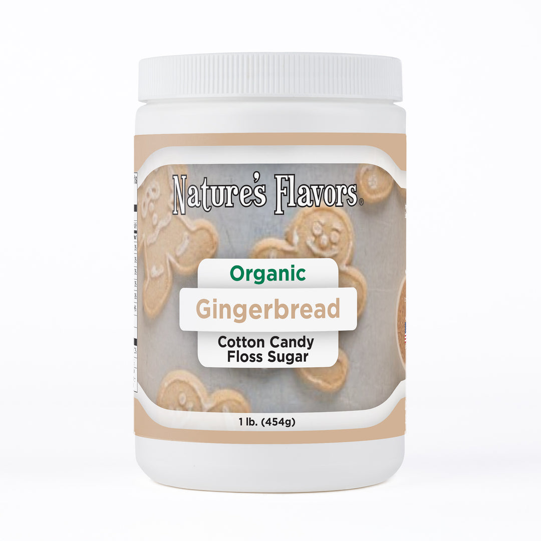 Gingerbread Cotton Candy Floss Sugar, Organic