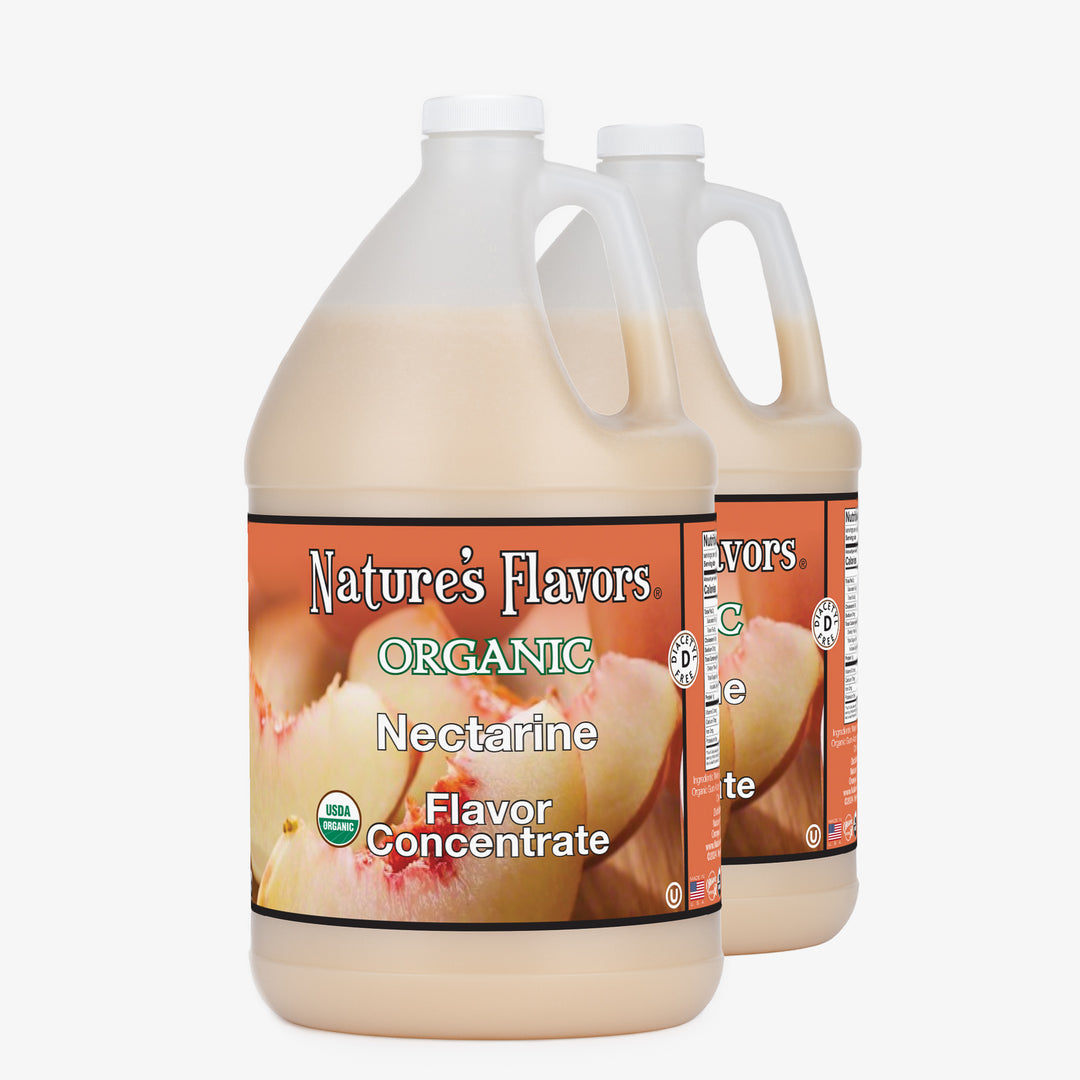 Organic Nectarine Flavor Concentrate Without Diacetyl