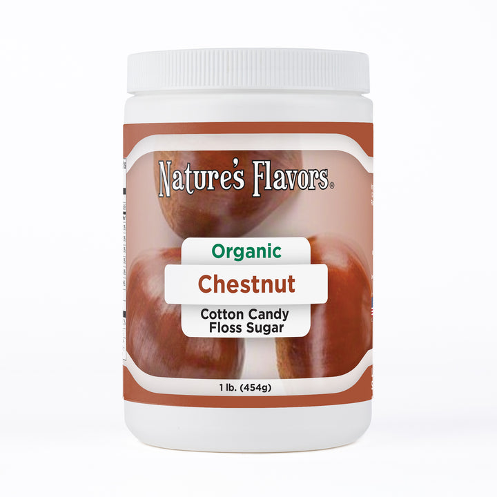Organic Chestnut Cotton Candy Floss Sugar