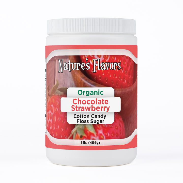 Organic Chocolate Strawberry Cotton Candy Floss Sugar