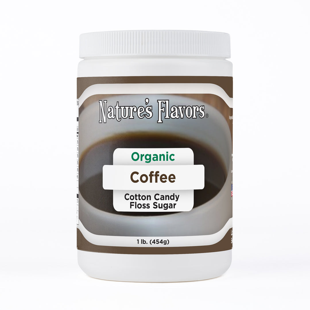 Organic Coffee Cotton Candy Floss Sugar