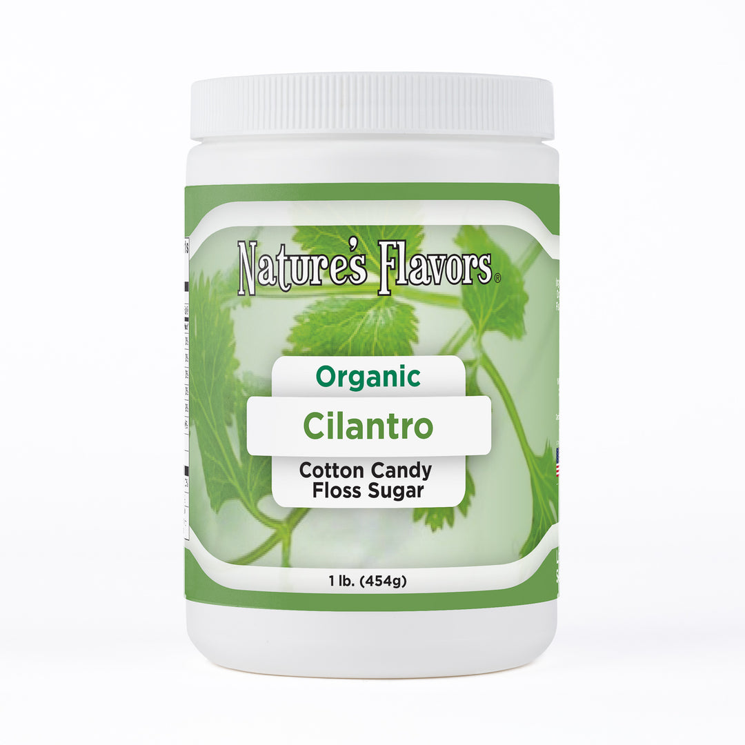Organic Cilantro Cotton Candy Floss Sugar
