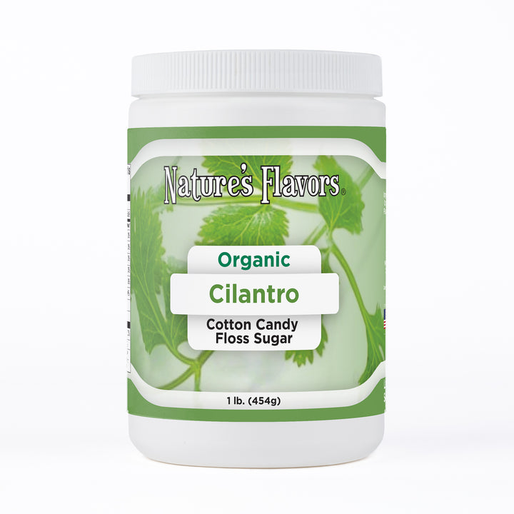 Organic Cilantro Cotton Candy Floss Sugar