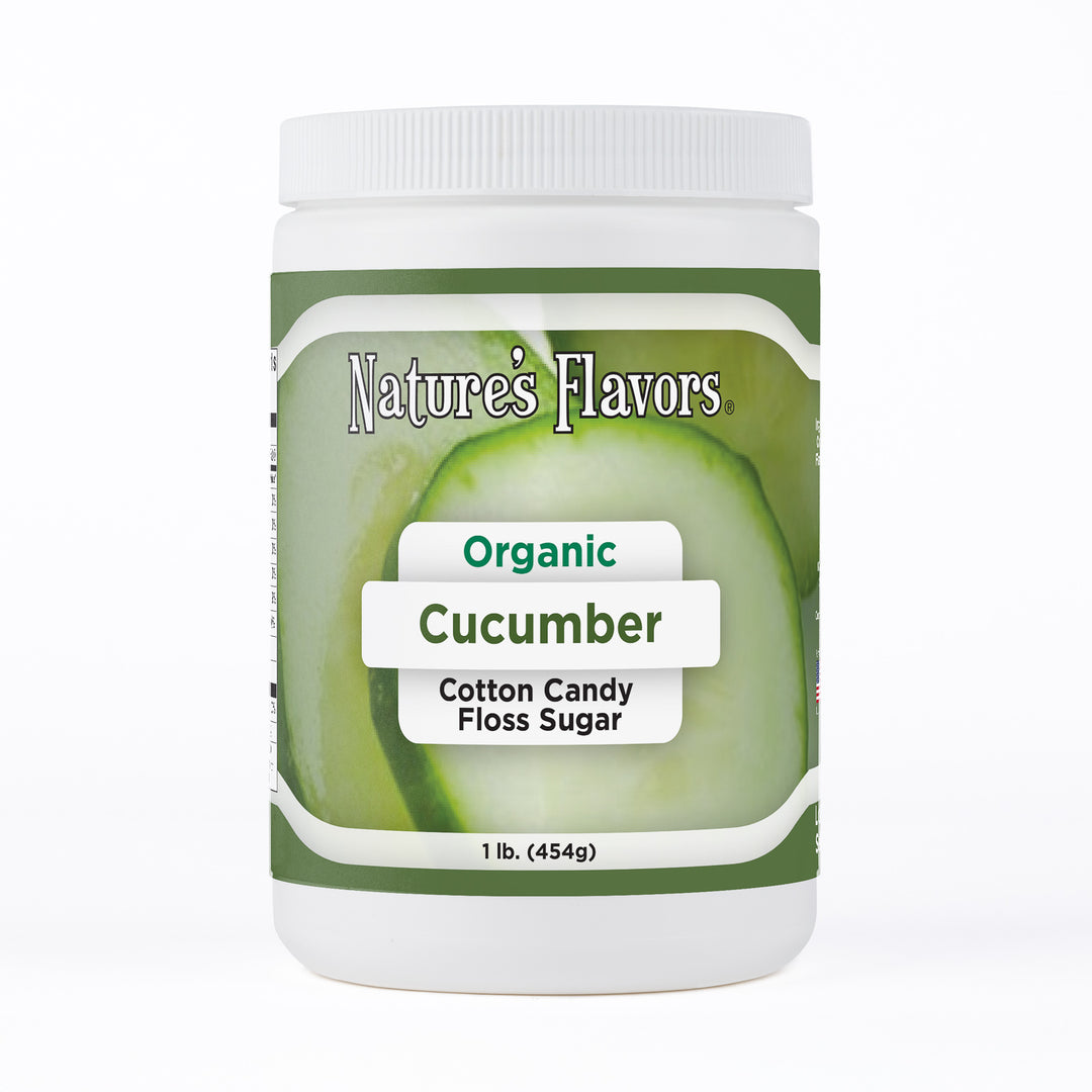 Organic Cucumber Cotton Candy Floss Sugar