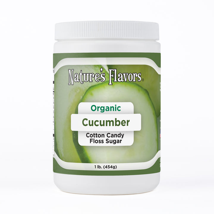 Organic Cucumber Cotton Candy Floss Sugar