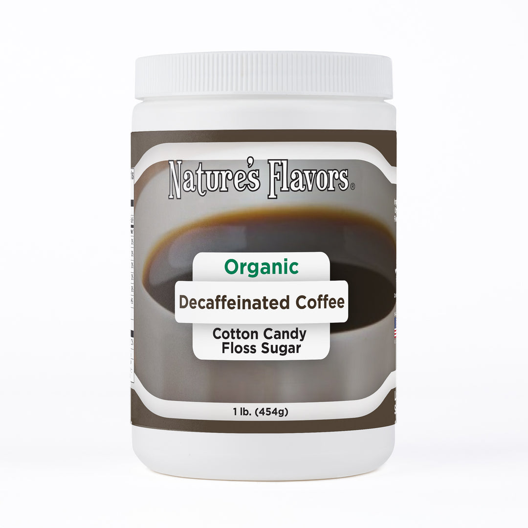 Organic Decaffeinated Coffee Cotton Candy Floss Sugar
